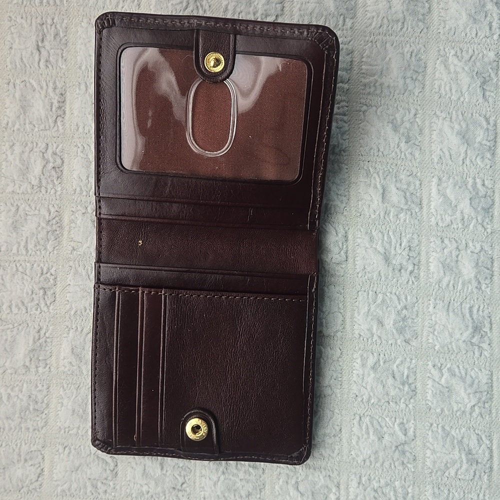Brahmin Jane Wallet In Topsail Espresso - Picture 3 of 3